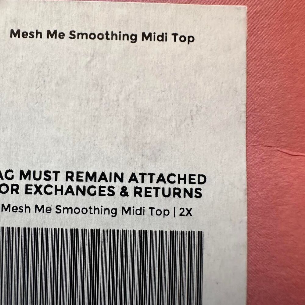 Yitty Mesh Me Smoothing Blue Midi Crop Top - Picture 6 of 6